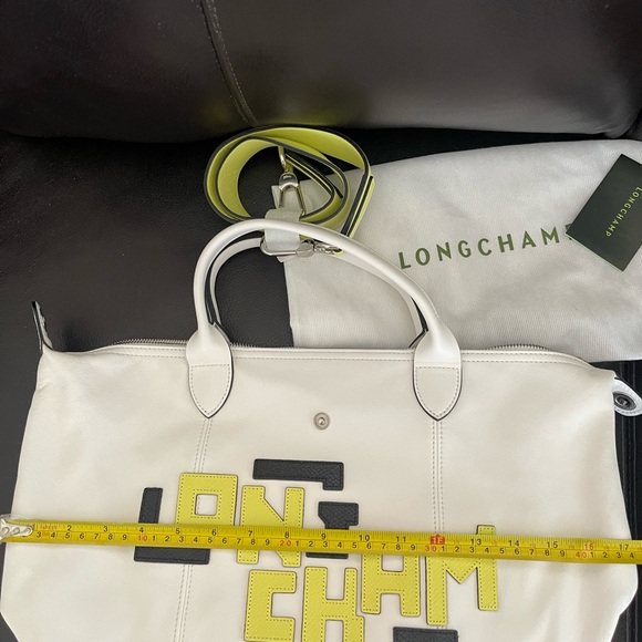 NWT LONGCHAMP Le Pliage Leather Limited Edition Crossbody Tote Bag - Picture 14 of 14